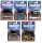 Hot Wheels Silver Series Performance Trucks Set mit 5 Autos – Chevrolet Silverado, RAM 1500, Jeep Trackhawk, Ford Ranger Raptor, Bronco R