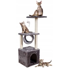 Niedriger Kratzbaum, Kratzbett, Kratzturm Omna 61 - 100 cm