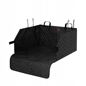  Autoteppich Stoff L/XL Hobbydog schwarz 60 cm x 110 cm