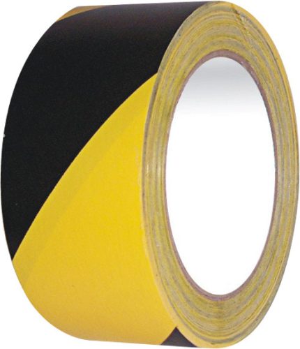 WARNBAND GELB SCHWARZ 50 mm x 33 m Arbeitssicherheit und Gesundheitsschutz