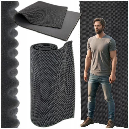  Akustikschaum Wave 2 cm 100 x 200 cm 2 m2 Verkürzung der Nachhallakustik