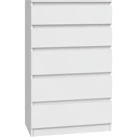  TopEshop MALWA Kommode 70 x 40 x 109,5 cm mattweiß