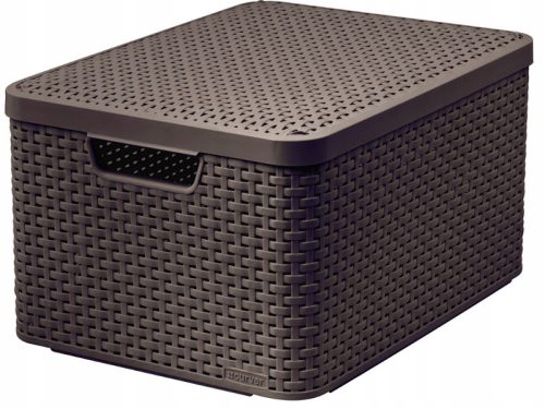 Boxen, Aufbewahrungsbehälter, Organizer Box mit Deckel in Braun- und Beigetönen