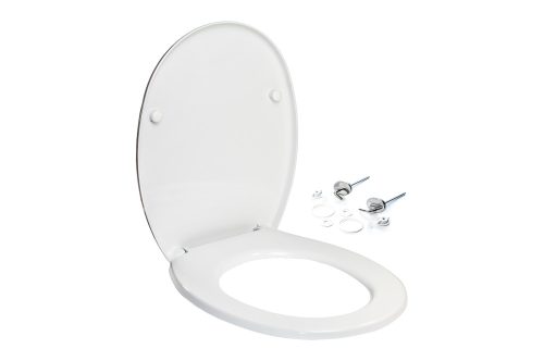 Toilettensitze Weißer Kaskaden-Toilettensitz von Sanit-Plast