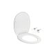 Toilettensitze Weißer Kaskaden-Toilettensitz von Sanit-Plast