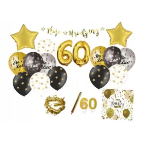  GEBURTSTAG-Set 18 30 40 50 60 70 80... mit Luftballons