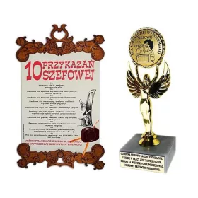  VICTORIA-STATUETTE, GESCHENK FÜR DEN CHEF + DIPLOMA
