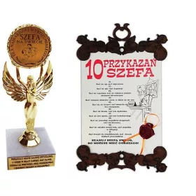  STATUETTE GESCHENK FÜR DEN CHEF CHEF + DIPLOMA