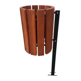 Parkmülltonne für den Garten. Stadtstraßen-Gartentonne