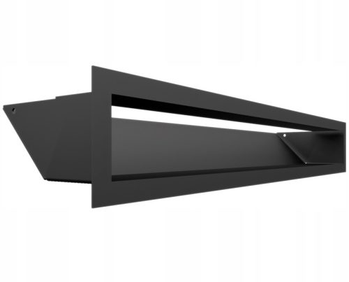 Luftlüftungsgitter Kratki Luft 9x60 cm schwarz