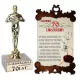  STATUETTE ZUM 70. GEBURTSTAG + DIPLOMA LUSTIGES GESCHENK