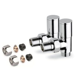  APM Chromium Cu COPPER Heizkörperventilset