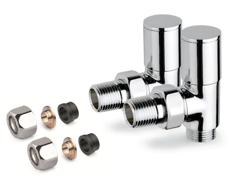  APM Chromium Cu COPPER Heizkörperventilset
