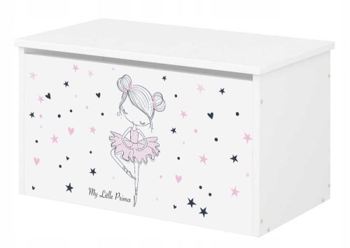  Baby Boo Spielzeugtruhe 70 x 40 cm weiß