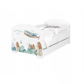  OSKAR BABY BOO Bett 140X70 Matratze + Schubladenmuster