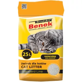  SUPER BENEK Katzenstreu mit natürlichem Duft, 25 l