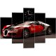 Bilder an der Wand Bild mit Uhr Sportwagen 150x105 Auto