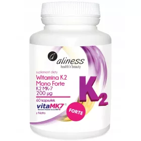   Natürliches Vitamin K2 MK-7 MonoFORTE 200 µg von Natto - 60 Kapseln