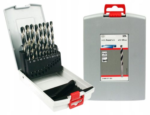  Bosch PointTeQ Metallbohrer-Set 1-10 mm x19