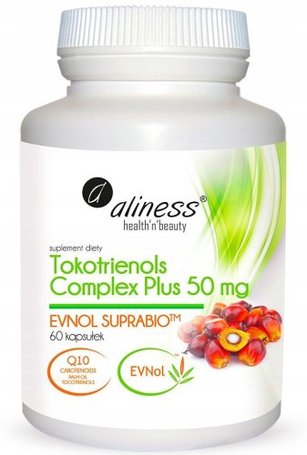 Aliness Tokotrienol-Komplex PLUS 50 mg mit EVNOL SUPRABIO – Nahrungsergänzungsmittel