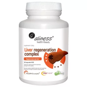   Aliness Liver Regeneration Complex - Regenerierendes Leber-Supplement, 90 VEGE Kapseln