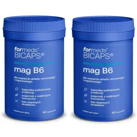   ForMeds BICAPS MAG B6 – Natürliches Nahrungsergänzungsmittel, 60 Kapseln
