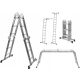 Vorelleiter 3,4 m Aluminium 1 x 12 bis 150 kg