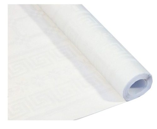 Tischdecke Socio unico rechteckige Papiertischdecke, weiß, 120 x 800 cm