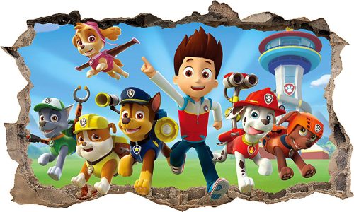 Dekorative Wandaufkleber Paw Patrol 3D Xxl+ Posteraufkleber