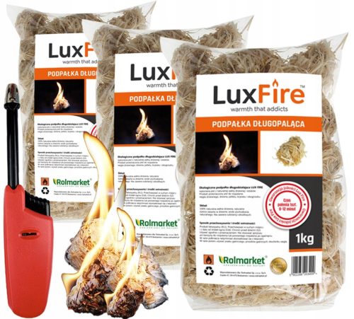 Briketts, Kohlen und Anzünder zum Grillen Rolmarket Anzündholz 3 kg