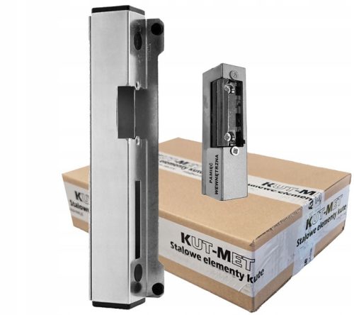ELEKTRISCHES SCHLOSS + KASSETTE 40x40 12V AC/DC FÜR TOR