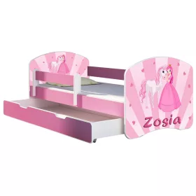  Bett Acma II 75 x 144 cm, Rosatöne