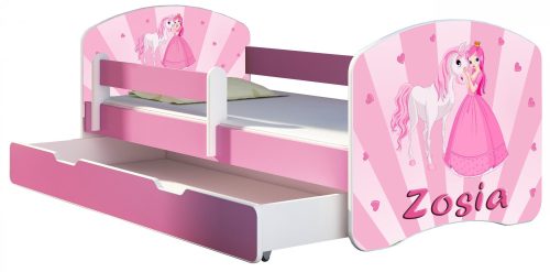  Bett Acma II 75 x 144 cm, Rosatöne
