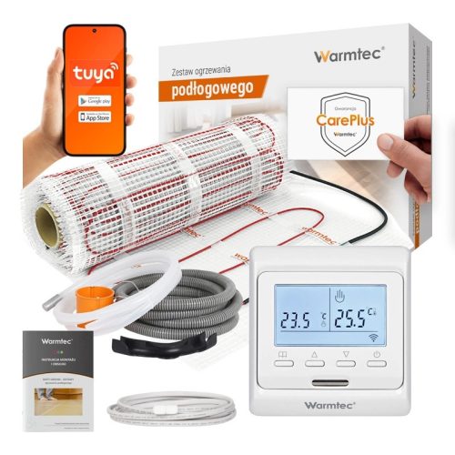  Fußbodenheizungsset für Warmtec DS2/T510 Fliesen 2,5 m2