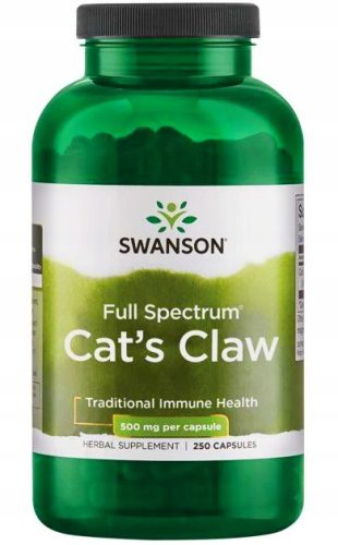 Cat's Claw - Kapseln 250 Stück, 500 mg, Kräftiger Pflanzlicher Antioxidant
