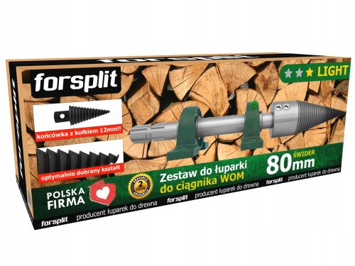 Forsplit ZW2U-080K2 Holzschnecke