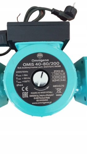 Zentralheizungsumwälzpumpe Omis 40-80/200 Zirkulation