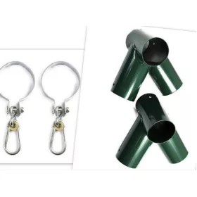 SATZ! Anschlüsse + Klemmen 100 mm 90 Grad