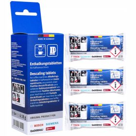   Entkalker in Tablettenform für Bosch-Kaffeemaschinen ENTKALKER für SIEMENS BOSCH-Kaffeemaschinen