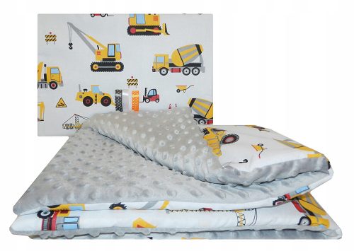  Minky-Decke 100 x 135 + Kissen für Vorschulkinder