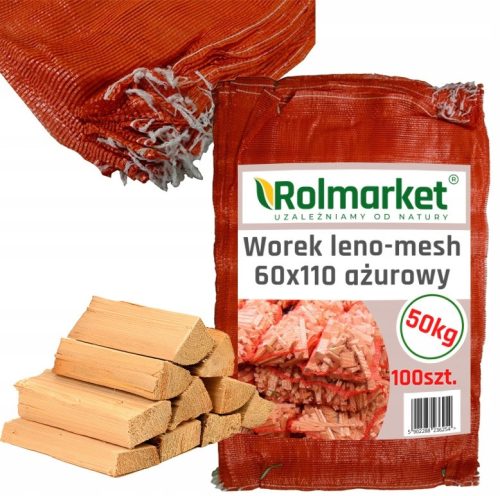 Verstärkte durchbrochene Netzsäcke 50 kg 100 Stk