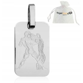  ANHÄNGER STERNZEICHEN WASSERMANN, SILBER 925