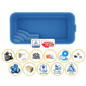 PLAST-POL Rechteckbecken 610 x 300 cm