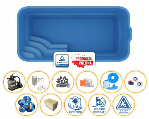 PLAST-POL Rechteckbecken 610 x 365 cm