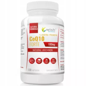   Koenzym Q10 Forte 100mg mit L-Leucin und Prebiotikum - WISH Pharmaceutical
