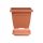  Prosperplast Blumentopf 37 x 30 cm, Kunststoff, Orangetöne