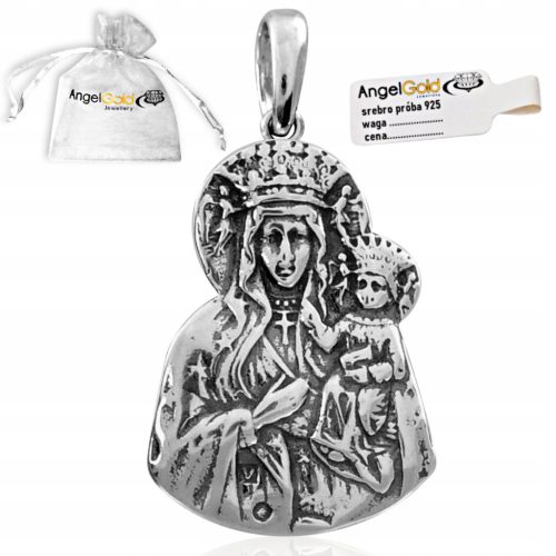  MEDAILLE UNSERER FRAU VON CZĘSTOCHOWA, SILBER 925