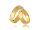  GOLDENE TRAURINGE - PAAR PR 333 5mm GEFASTET