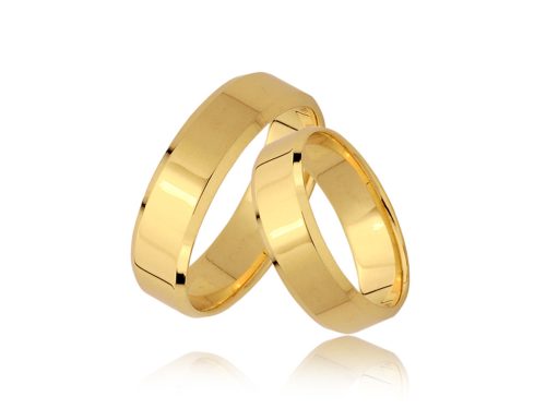  GOLDENE TRAURINGE - PAAR PR 333 5mm GEFASTET