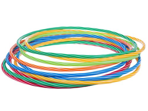 HULA HOP 60 cm lockiges Abnehmen 10 MIX COLOR